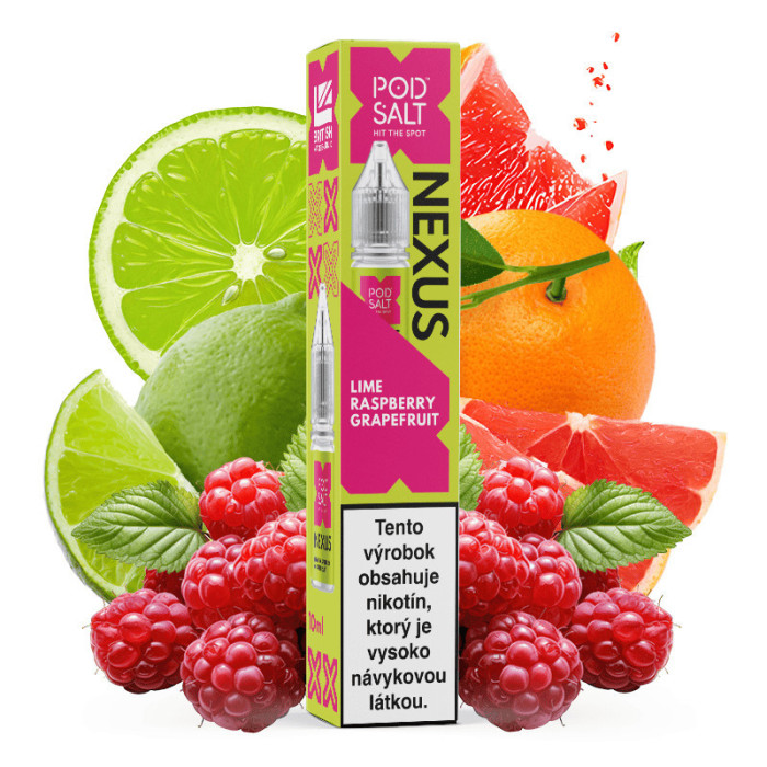 10ml Lime Raspberry Grapefruit POD SALT Nexus SALT e-liquid | www.e-smoke.sk