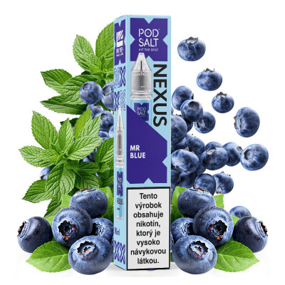 10ml Mr Blue POD SALT Nexus SALT e-liquid | www.e-smoke.sk
