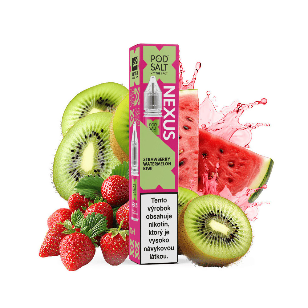 10ml Strawberry Watermelon Kiwi POD SALT Nexus SALT e-liquid | www.e-smoke.sk