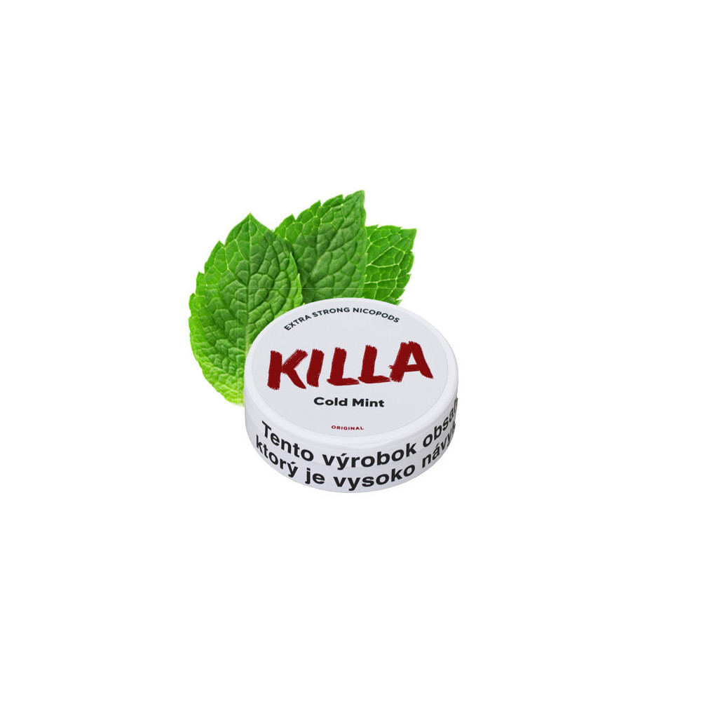 Cold Mint KILLA nikotínové vrecúška