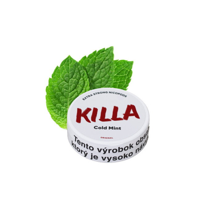 Cold Mint KILLA nikotínové vrecúška