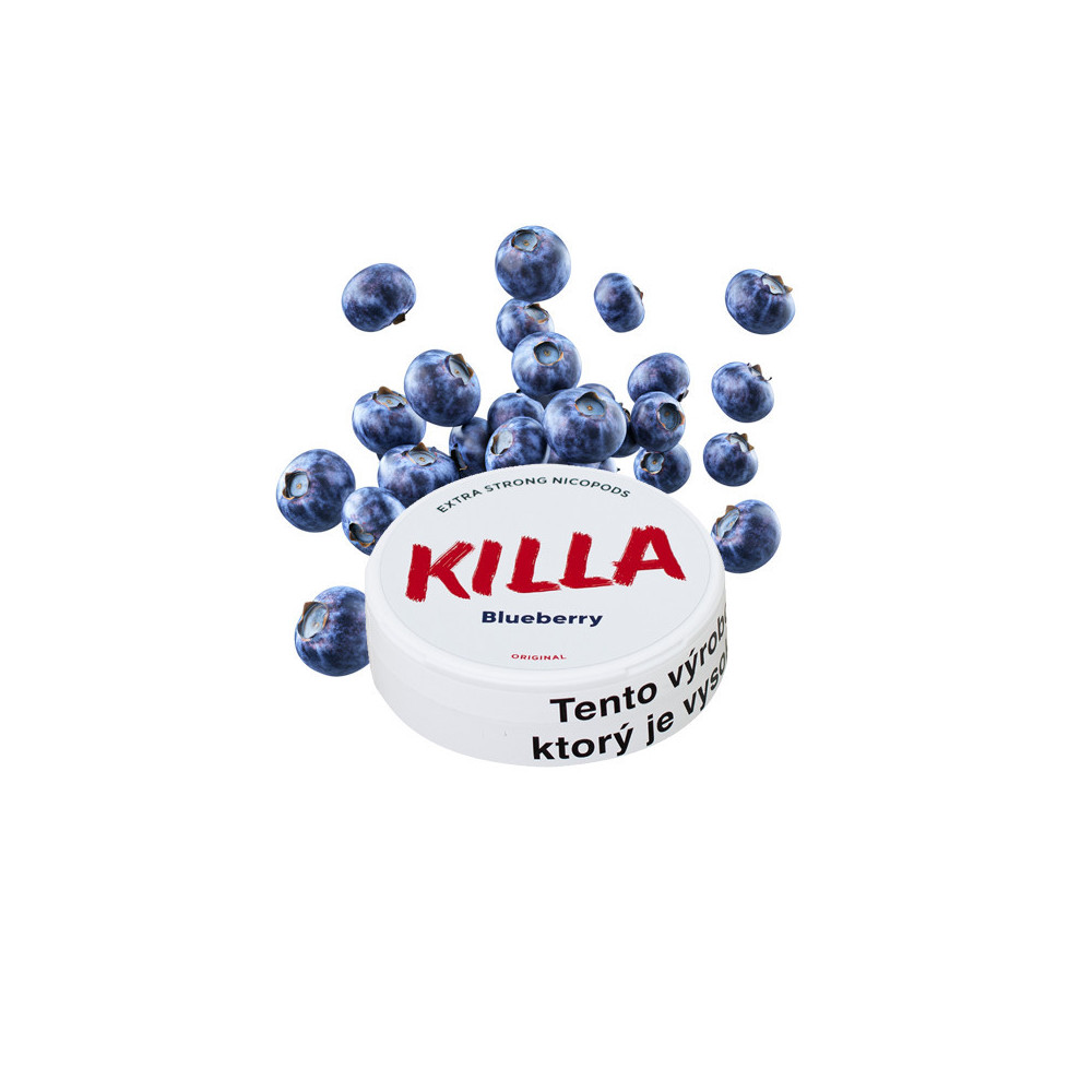 Blueberry KILLA nikotínové vrecúška