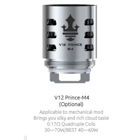 SMOK TFV12 Prince - M4 žhaviaca hlava