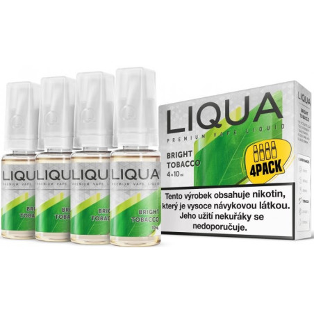 4-Pack BRIGHT TABAK LIQUA ELEMENTS E-LIQUID