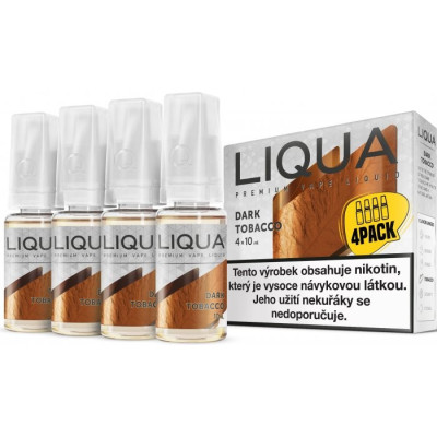 4-Pack Silný tabak LIQUA ELEMENTS E-LIQUID