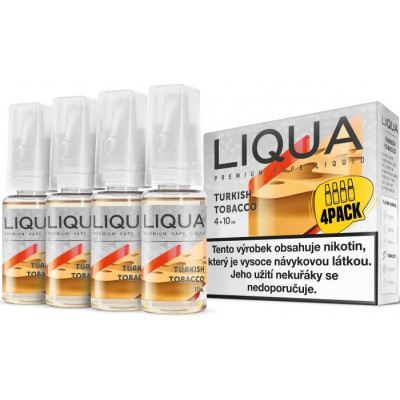 4-Pack Turecký tabak LIQUA ELEMENTS E-LIQUID