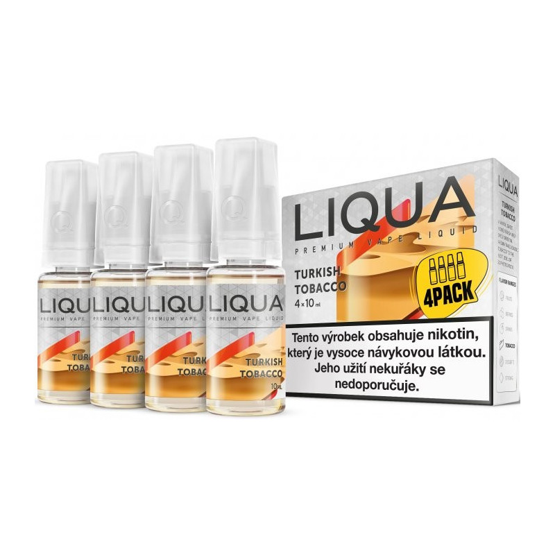 4-Pack Turecký tabak LIQUA ELEMENTS E-LIQUID