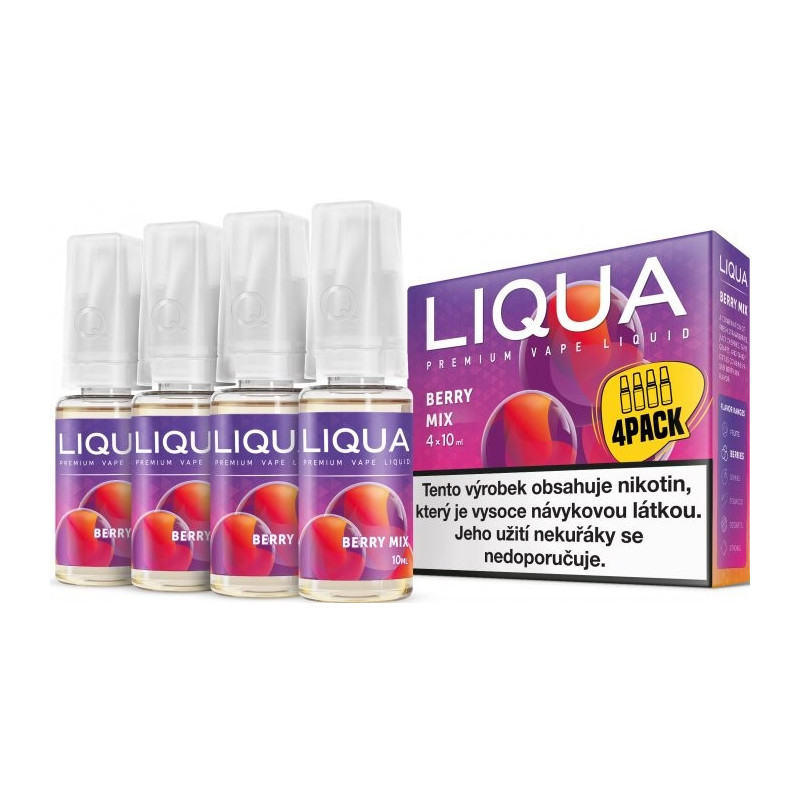 4-Pack Lesné plody LIQUA Elements E-Liquid