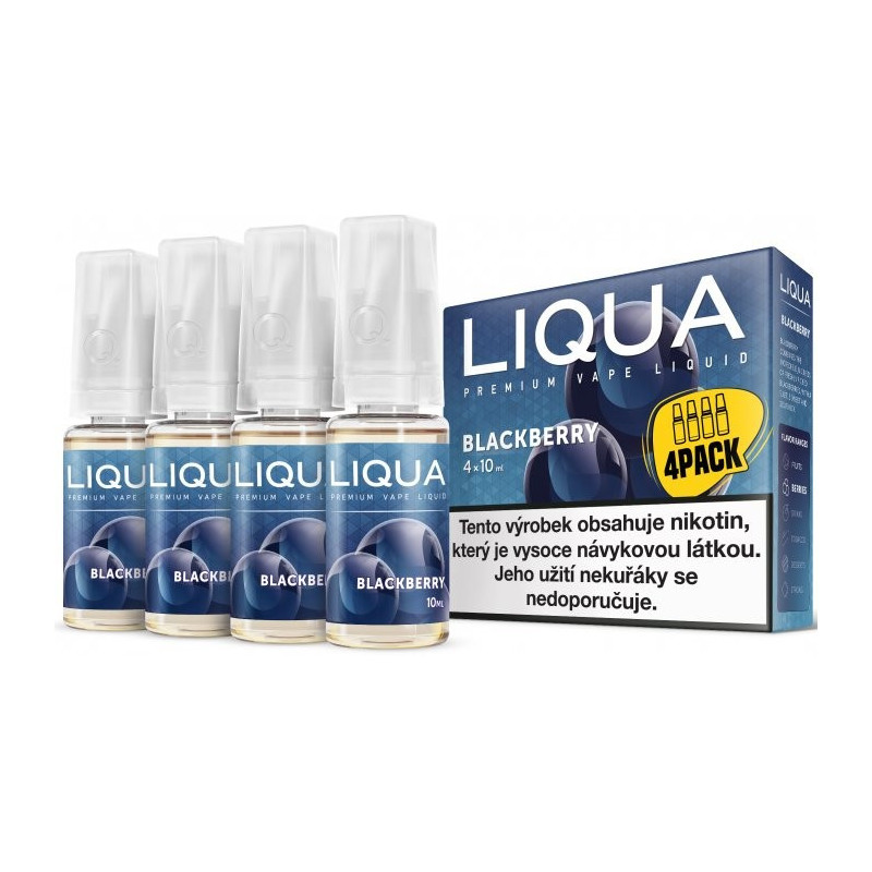 4-Pack Černica LIQUA Elements E-Liquid