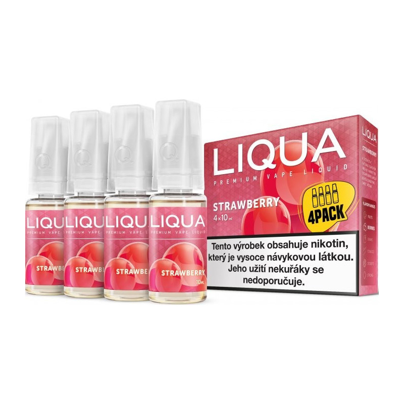 4-Pack Jahoda LIQUA Elements E-Liquid