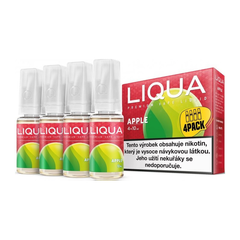 4-Pack Jablko LIQUA Elements E-Liquid
