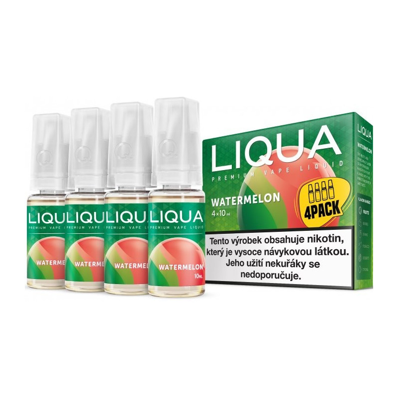 4-Pack Červený melón LIQUA Elements E-Liquid