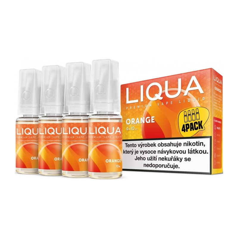 4-Pack Pomaranč LIQUA Elements E-Liquid