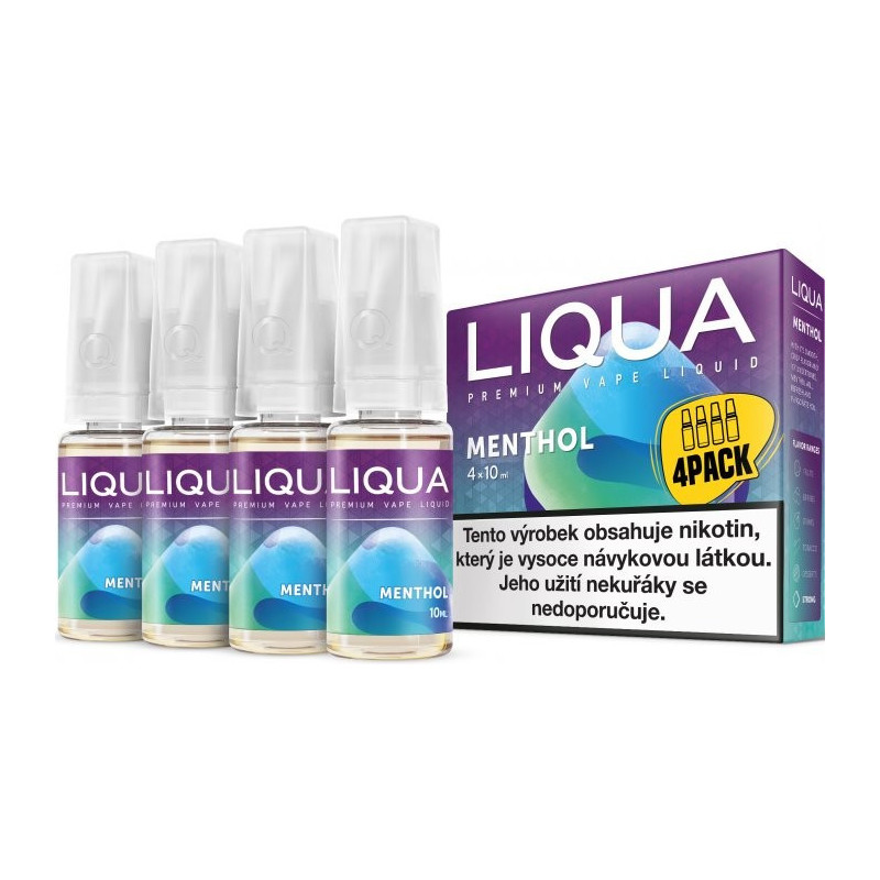 4-Pack Mentol LIQUA Elements E-Liquid