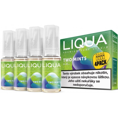 4-Pack Two mints LIQUA Elements E-Liquid