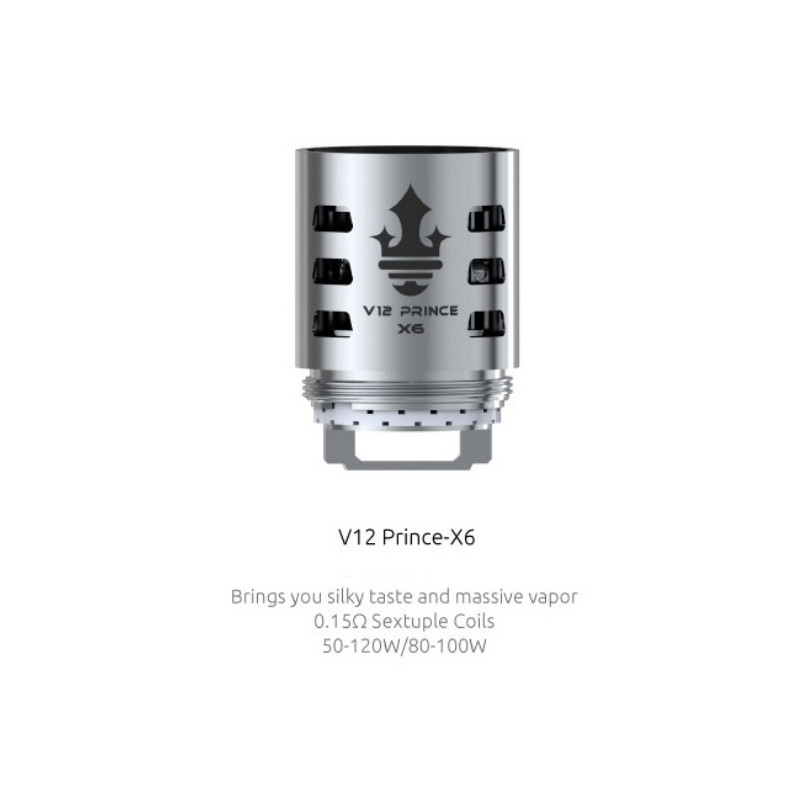 SMOK TFV12 Prince - X6 žhaviaca hlava