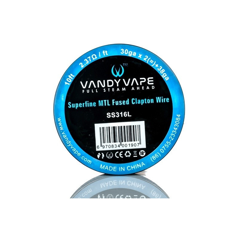 Vandy Vape SS316L Superfine MTL Fused Clapton