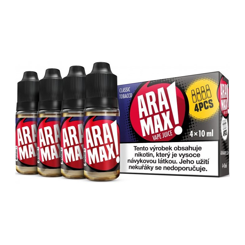 4-Pack Classic Tabak Aramax e-liquid