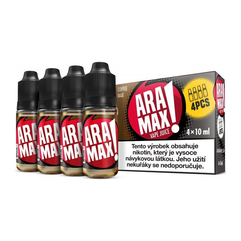 4-Pack Káva Aramax e-liquid