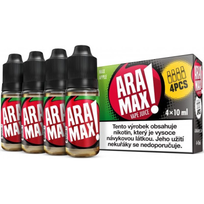 4-Pack Jablko Aramax e-liquid