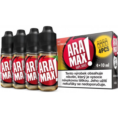 4-Pack Melón Aramax e-liquid
