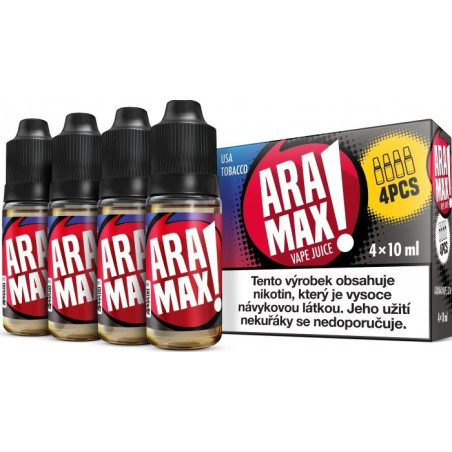 4-Pack USA Tabak Aramax e-liquid