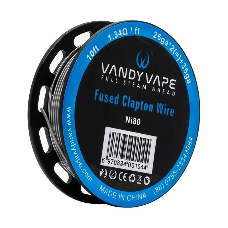 Vandy Vape Fused Clapton Wire Ni80 26ga*2 +35ga (3m)