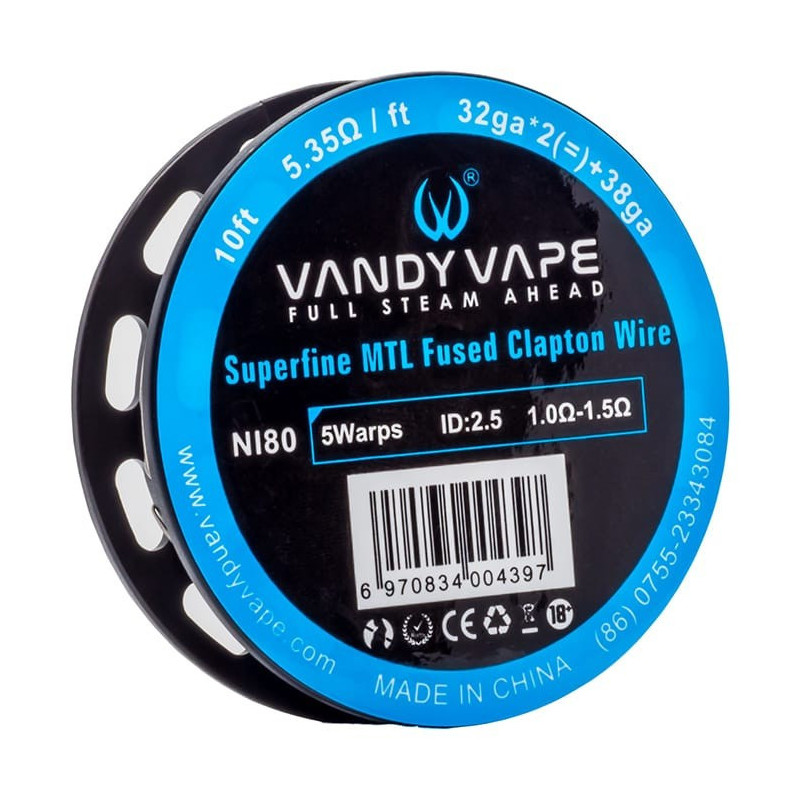 Vandy Vape Ni80 Superfine MTL Fused Clapton_32ga