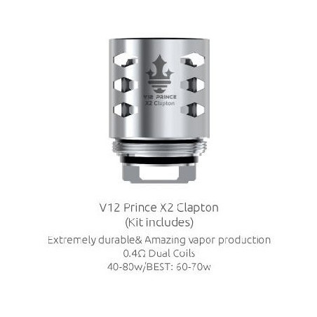SMOK V12 Prince X2 Clapton 0,4 Ohm žhaviaca hlava