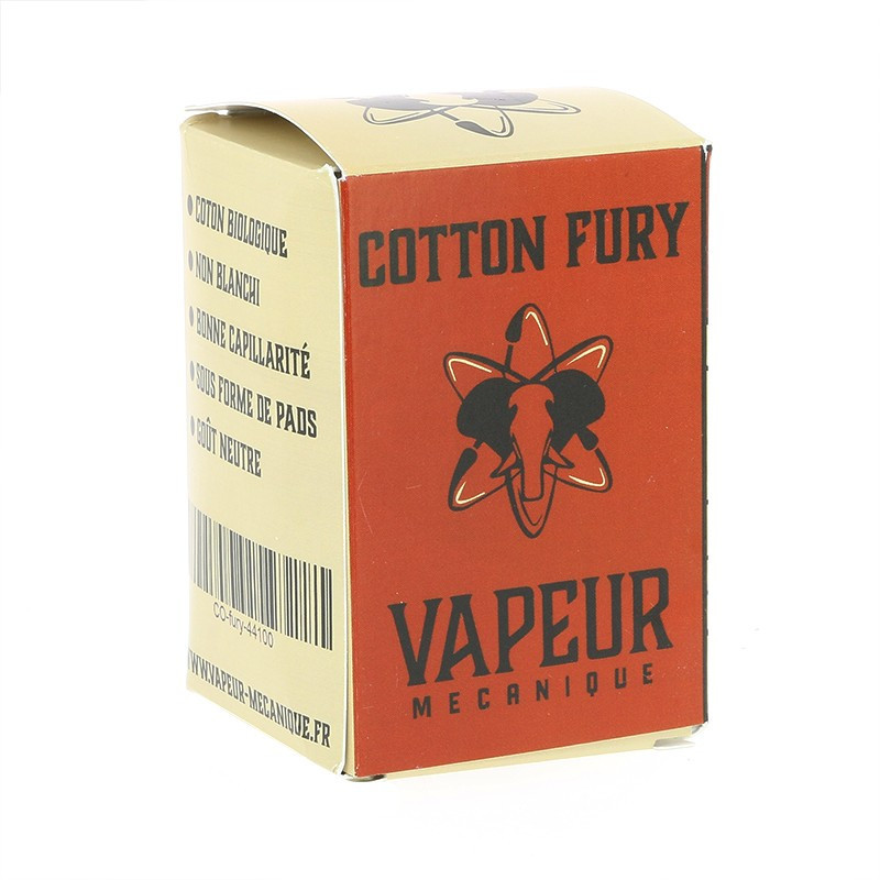 Vapeur Mecanique Cotton Fury vata