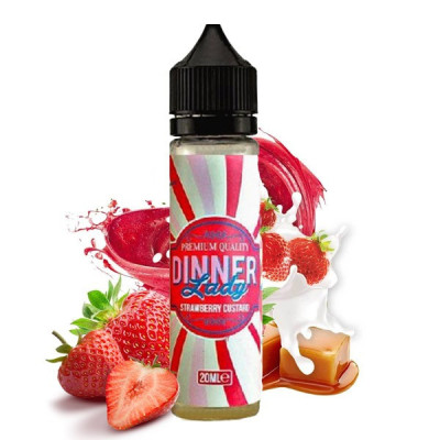 60 ml Strawberry Custard Dinner Lady - 20 ml S&V