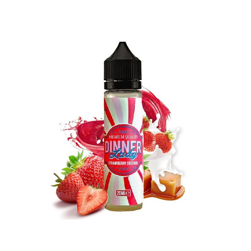 60 ml Strawberry Custard Dinner Lady - 20 ml S&V