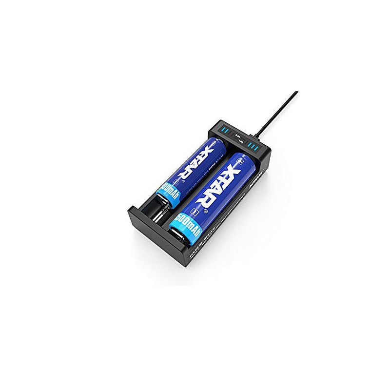 Xtar MC2 PLUS Li-Ion nabíjačka pre monočlánky s micro USB káblom