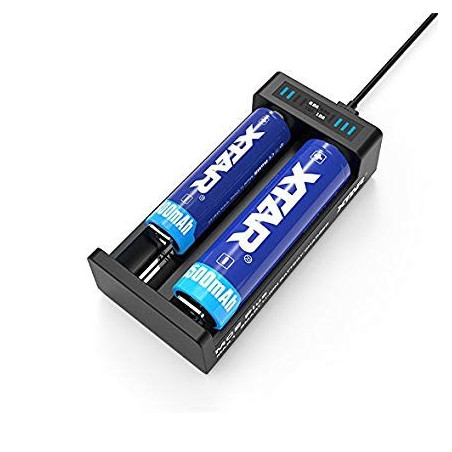 Xtar MC2 PLUS Li-Ion nabíjačka pre monočlánky s micro USB káblom