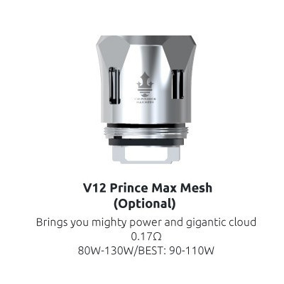 SMOK V12 Prince Max Mesh 0,17 Ohm žhaviaca hlava