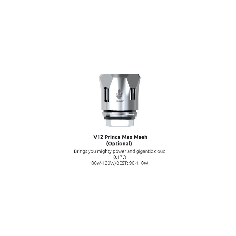SMOK V12 Prince Max Mesh 0,17 Ohm žhaviaca hlava