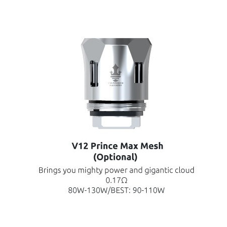 SMOK V12 Prince Max Mesh 0,17 Ohm žhaviaca hlava