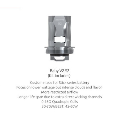 SMOK TFV8 Baby V2 S2 0,15 Ohm žhaviaca hlava