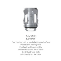 SMOK TFV8 Baby V2 K1 žhaviaca hlava 0,2 Ohm