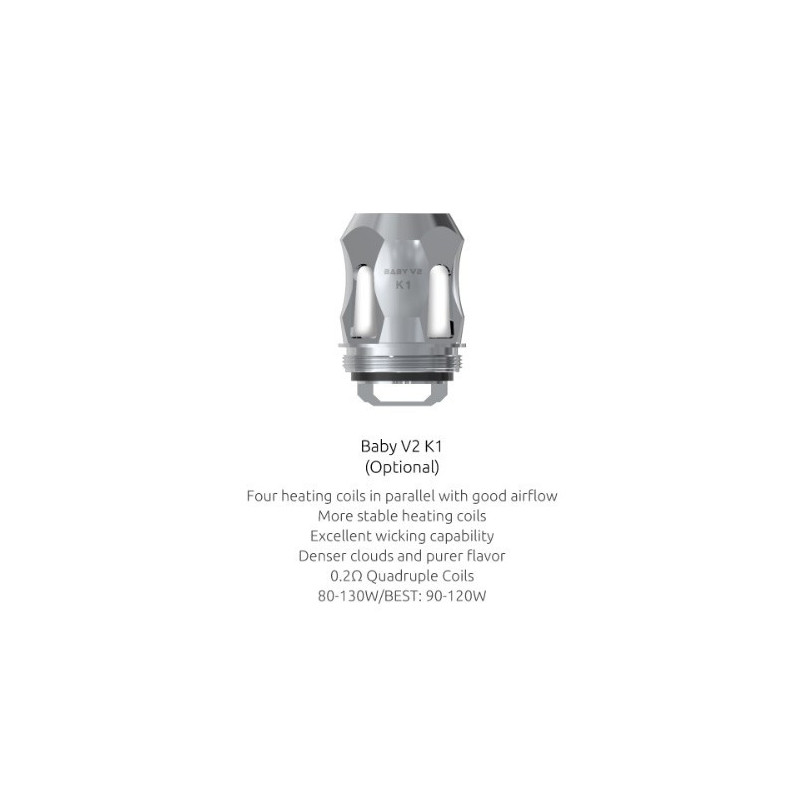 SMOK TFV8 Baby V2 K1 žhaviaca hlava 0,2 Ohm